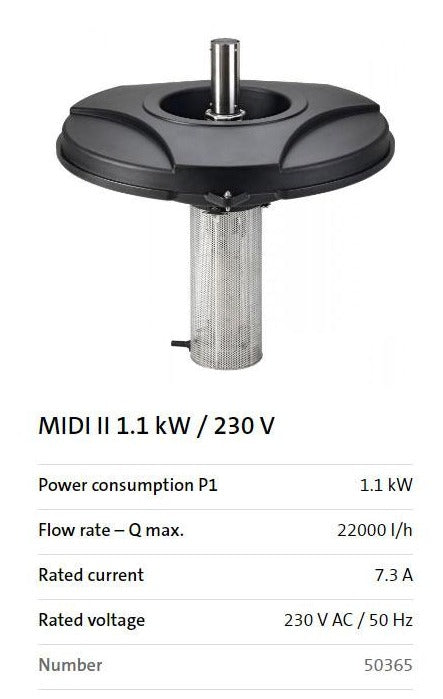 Oase Lake Fountain Midi II 1.1 kW / 230V