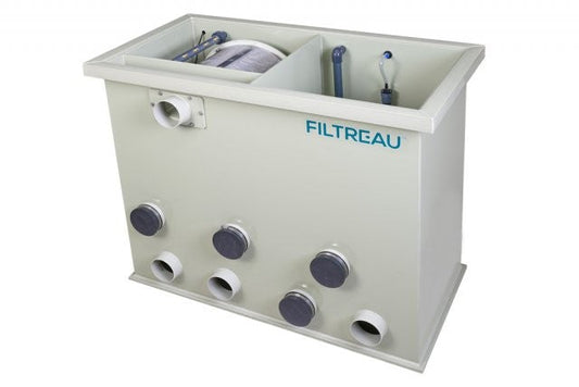 Filtreau Combi XL50 Drum Filter Pump Fed with Built in Rinse Pump (New XL Motor)