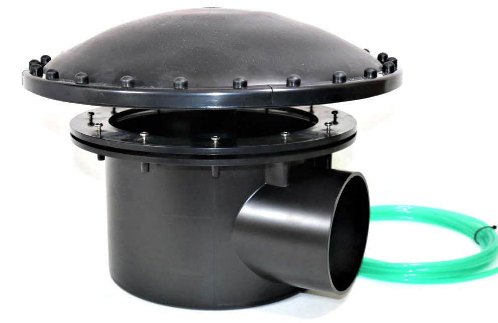 110mm Bottom drain (Sump type) with Dome